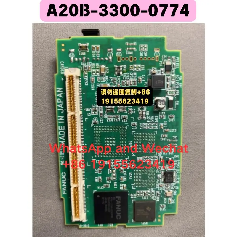 Used OEM disassembled parts A20B-3300-0774 axis card Functional test OK Quick delivery