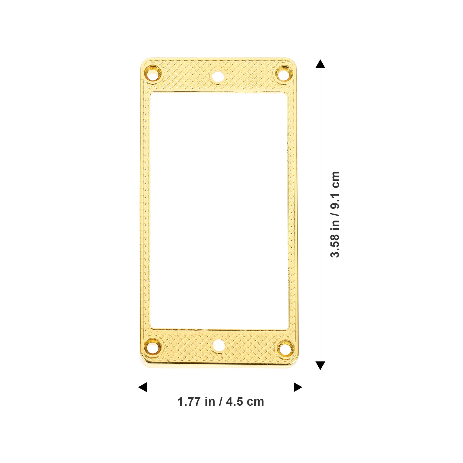 

Gold Curved Metal Humbucker Pickup Frames Pair for Electric Guitar Neck Bridge Compatible Pickup Ring Pickups Frame