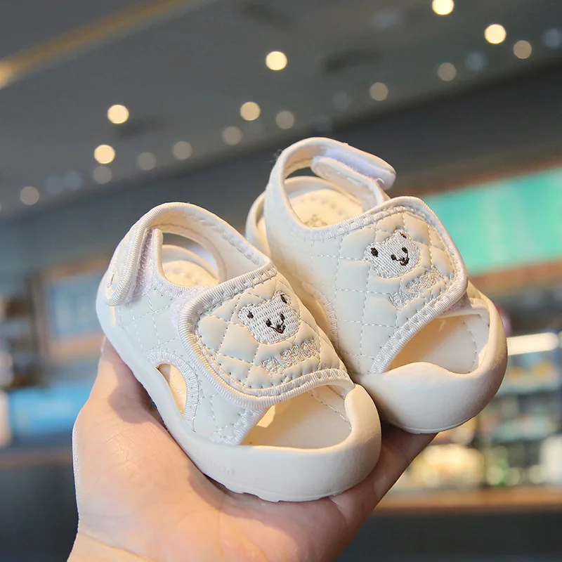 

Children's Wrapped Head Toddler Shoes Soft Bottom Sandals 0-2 Years Old Men and Women Baby Anti-Kicking Non-slip Casual Sandals