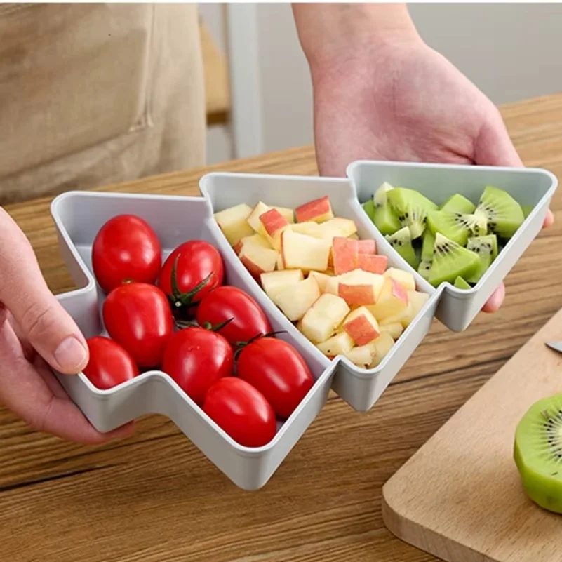 Household Food Storage Creative Fruit Tray Fruit Snack Modern Dried Fruit Basket Plastic Tray Candy Tray Lunch Tableware