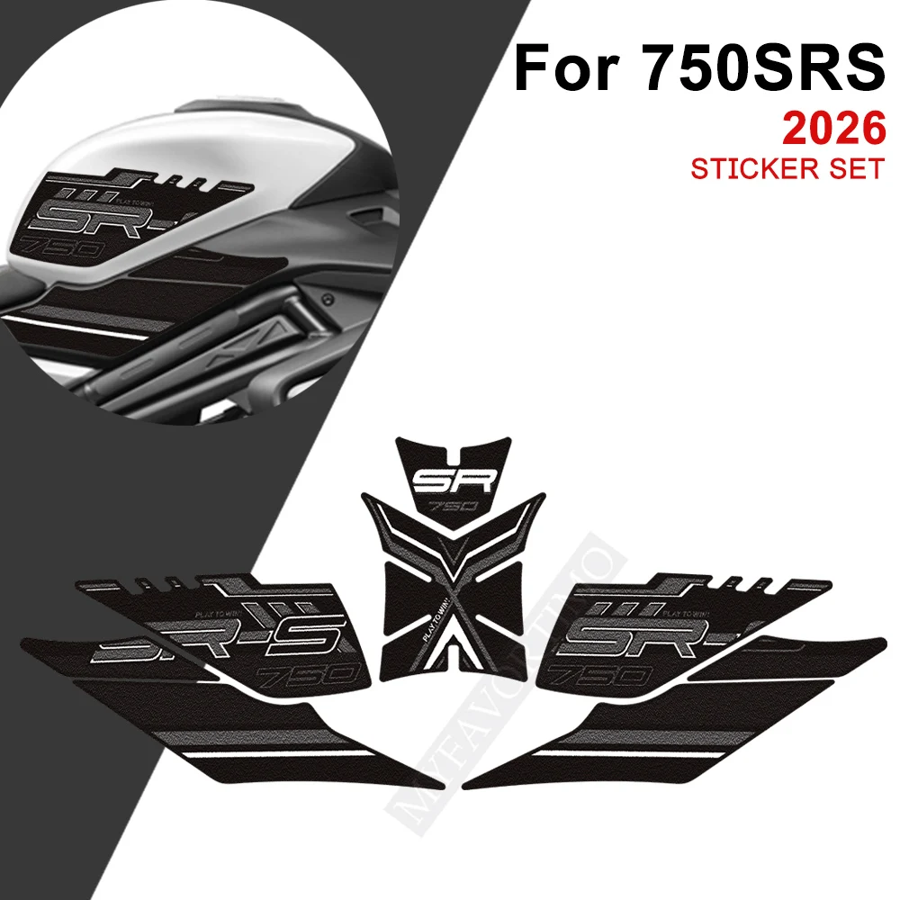 

For 750SR-S 750SRS 750 SRS SR S 750SR Motorcycle 2026 Decals Tank Pad Cap Grips Gas Fuel Knee Frosted Stickers