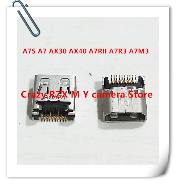 1PCS For Sony A7S A7 AX30 AX40 A7RII A7R3 A7M3  Interface Hdmi Interface Hd Interface Connector