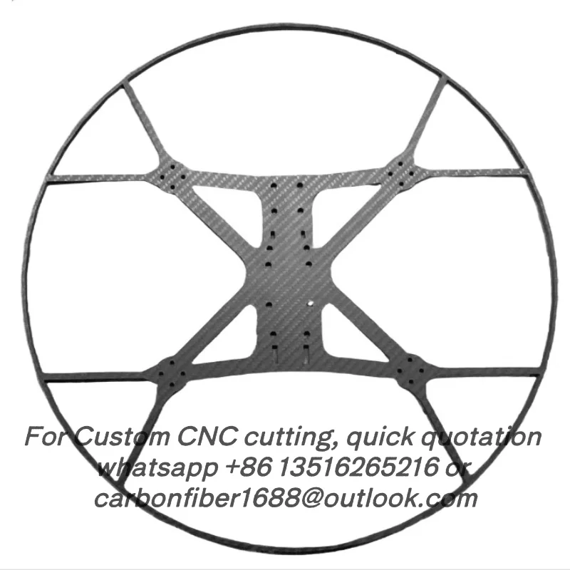 Carbon Fiber Sheet Plate Cutting  Carbon Panel Board CNC Process Engrave FPV Frame Drone Arm Parts Matte Glossy T700 T300