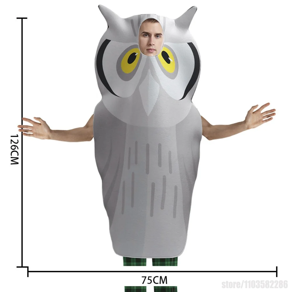 Eulen-Cosplay-Kostüm, lustiges gelbes Bienen-Outfit, Karneval, Fledermaus, Vögel, verkleiden sich, Türkei, Huhn, Zoo, Insektenkleidung, Purim-Partykleidung
