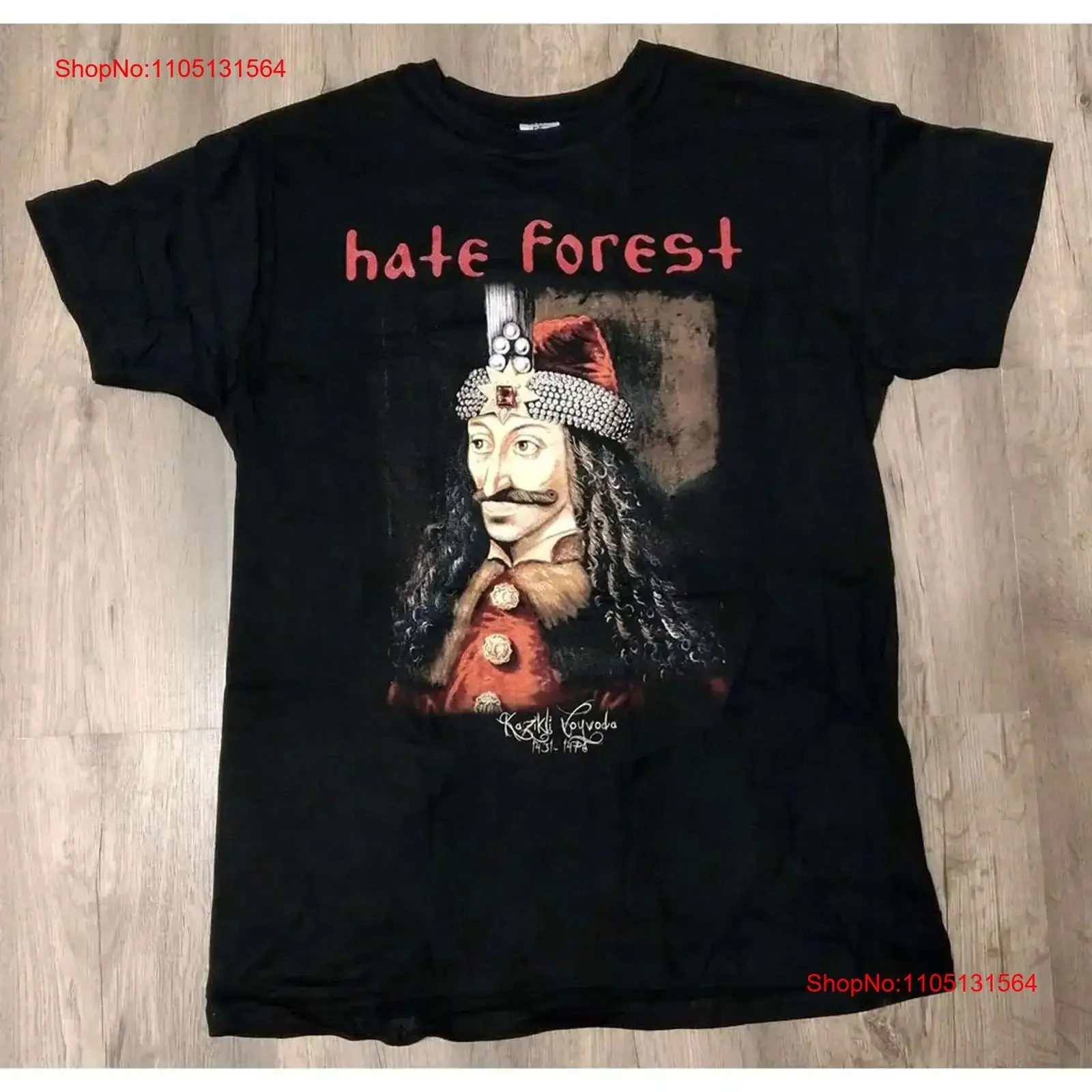 Vintage Hate Forest Band Kazikli voyvoda T Shirt S to 5XL AR066 vintage Washed homme Unisex Comfortable designer clothes Soft
