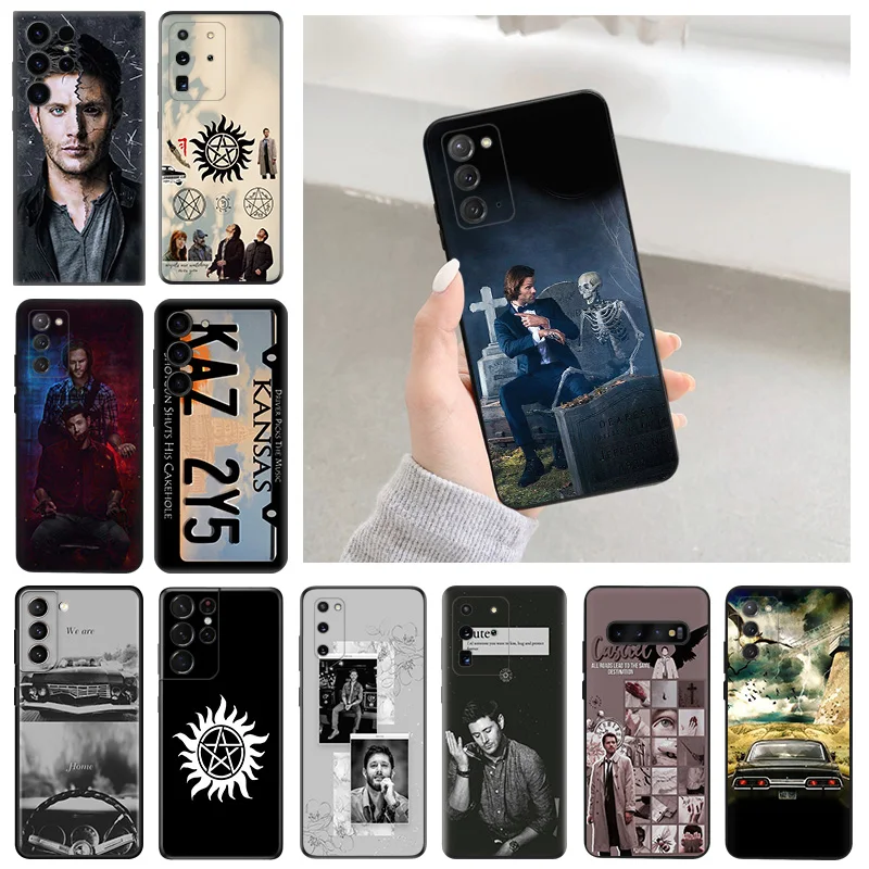 For Samsung Galaxy S21 FE S22 S23 Ultra 5G S20 Plus S10 Lite S9 S8 Supernatural Dean Soft Phone Shell Case Cover