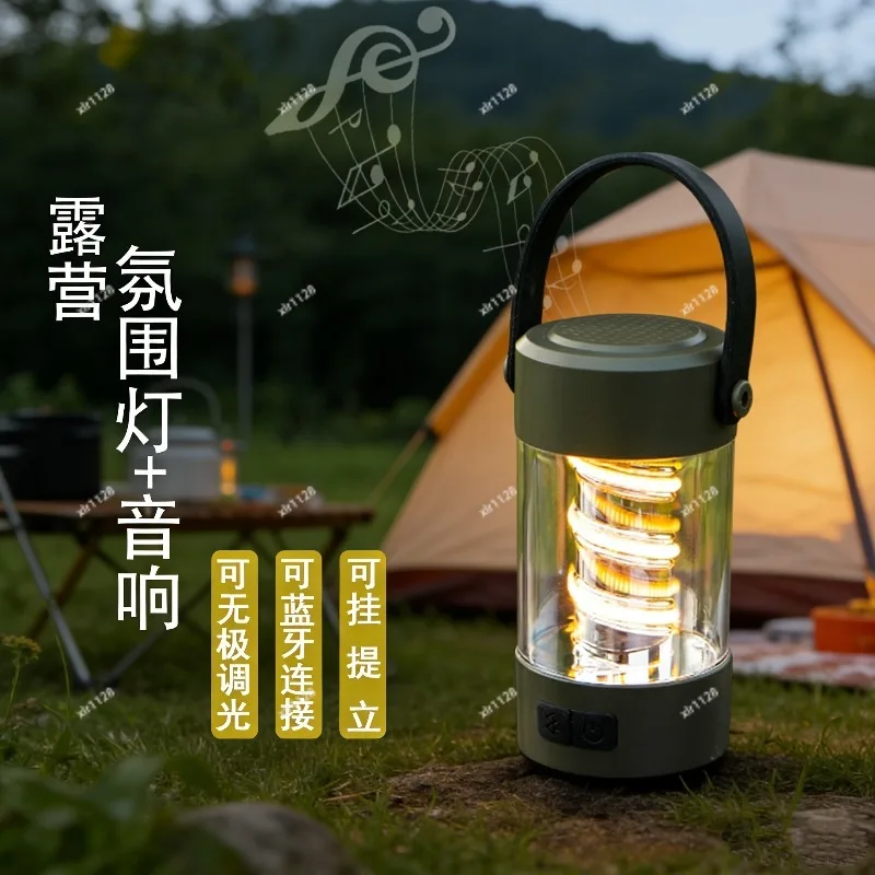

Multifunctional Bluetooth Speaker Camping Light Portable Handheld Atmosphere Lamp for Outdoor Tent Camping