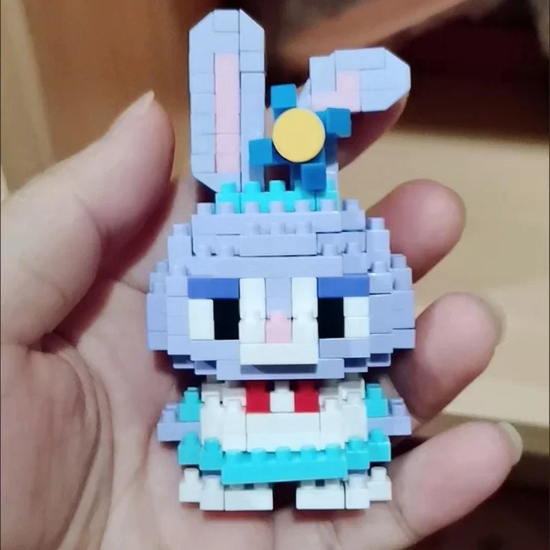 Disney 108 style Stitch LinaBell Hello Kitty Building Blocks Princess Cartoon Figrues Bricks Children's Assembly Toys Model Gift 5