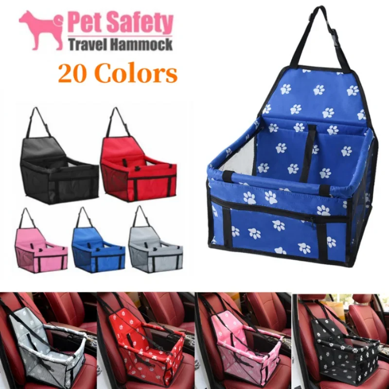 

Pet Dog Car Carrier Seat Bag Waterproof Basket Folding Hammock Pet Carriers Bag For Small Cat Dogs Safety Travelling Mesh bag