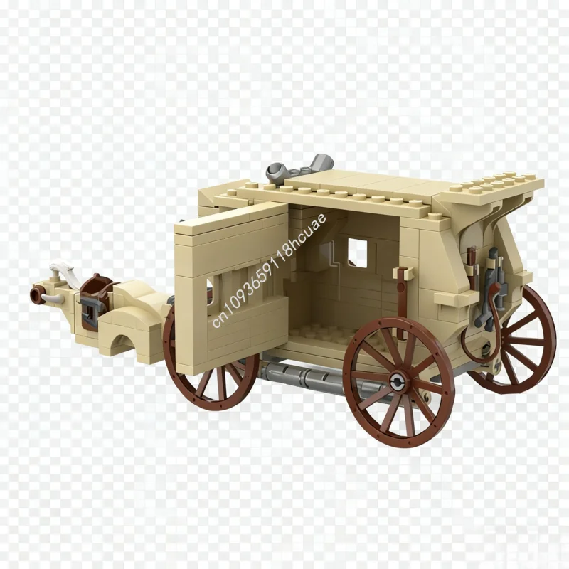 163 قطعة MOC BraveStarr مولي ستراتو مدرب النموذج الغربي اللبنات العمارة ألعاب إبداعية فكرة الطوب هدايا عيد الميلاد