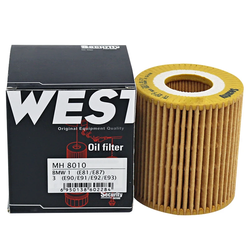 For BMW Series 1(E81 E87) Series 3(E46 E92 E91) Series 5(E60 X1(E84) Z4 Roadster N46B20B WESTGUARD Oil Filter MH8010 11427501676