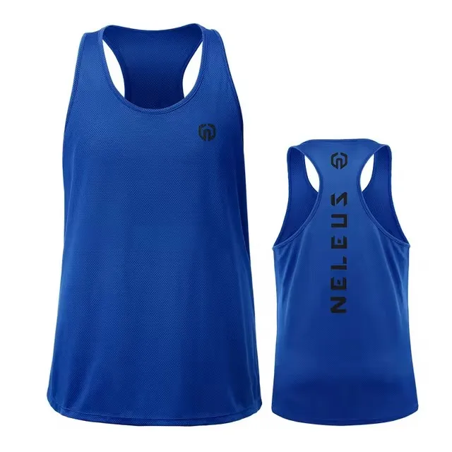 Men Basketball Shirts Running Gym Tops Sports Vest Quick Dry Breathable Slightly Stretch Moisture Wicking Loose Tank Top Train