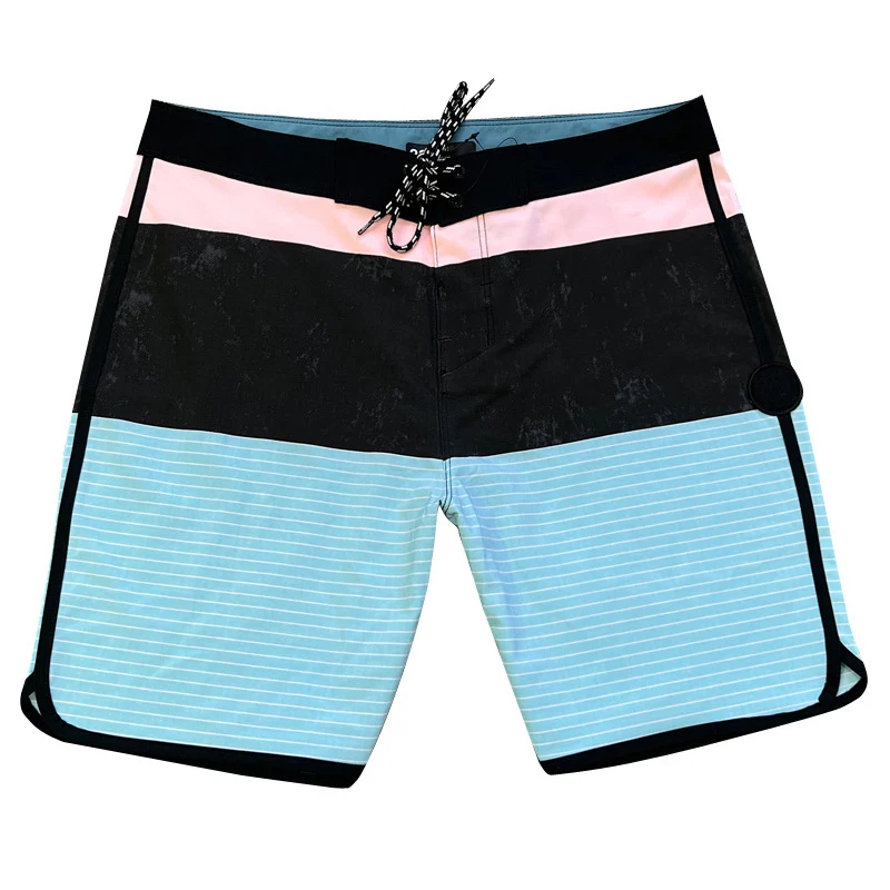 Summer New Men Waterproof Beach Shorts Phantom Bermuda Board Shorts Swim Shorts Quick Dry Casual Diving Surfwear Plus 2024-12