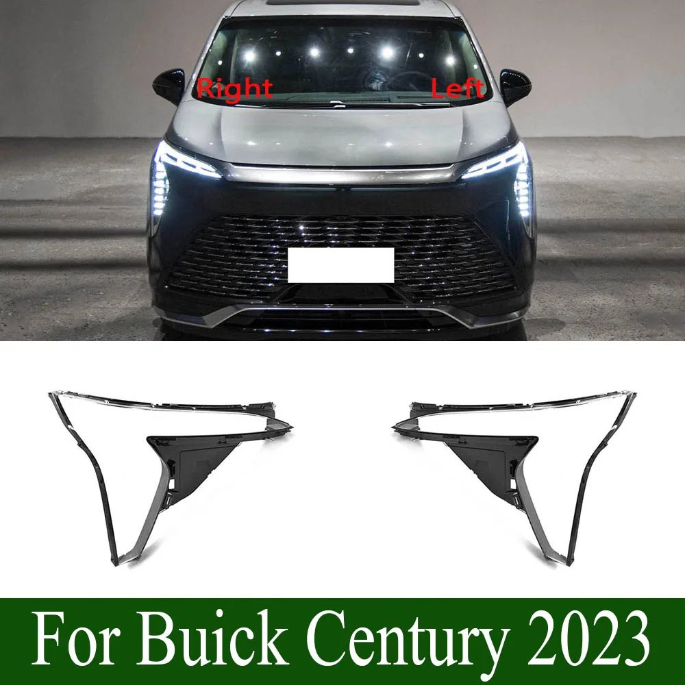 For Buick Century 2023 Headlamp Shell Headlight Cover Transparent Lamp Shade Lens Plexiglass Replace Original Lampshade