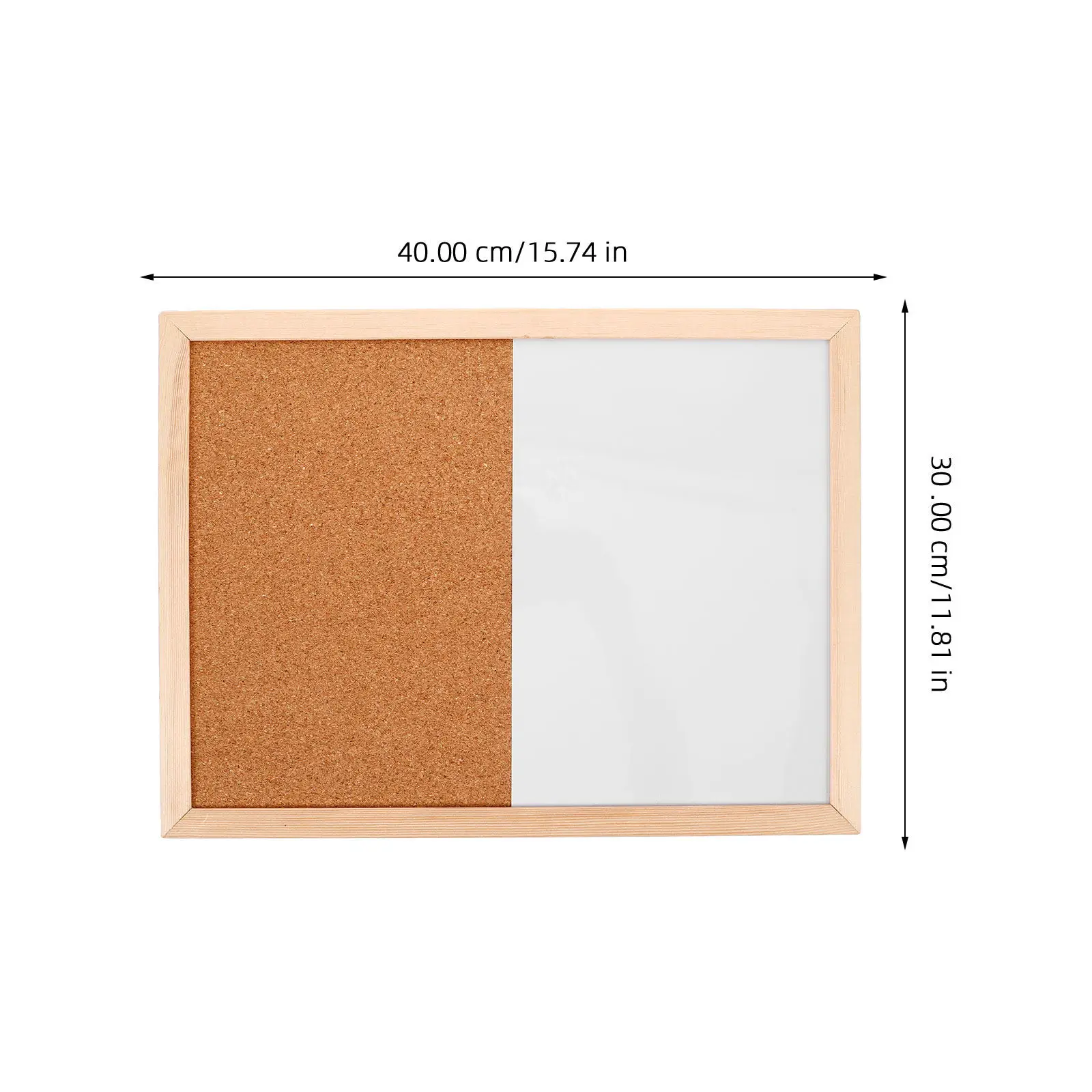 Framed Cork Display Board High Grade Wood Stylish Memo Notice Message Board Home Photo Wall Decor Notice Whiteboard