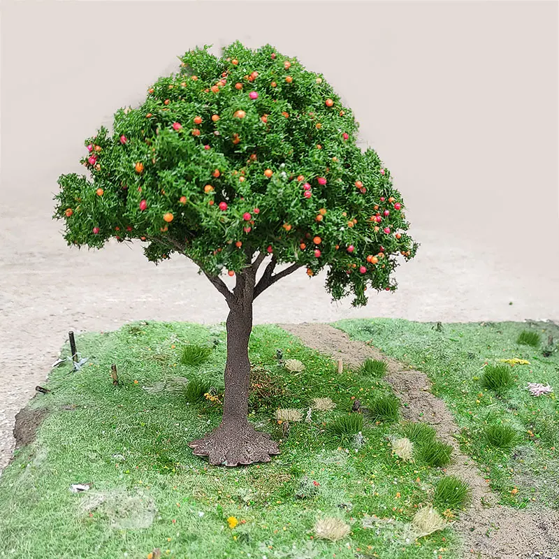 10-23 cm cm gesimuleerde fruitboom model draadboom miniatuur landschap model poppenhuis schaal trein spoorwegindeling