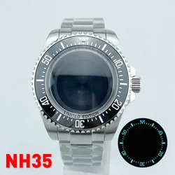 43.5mm NH35A Watch Case 500M Water Resistant DEEP SEA Homage Big and High Quality with Bracelet Compatible with Movement