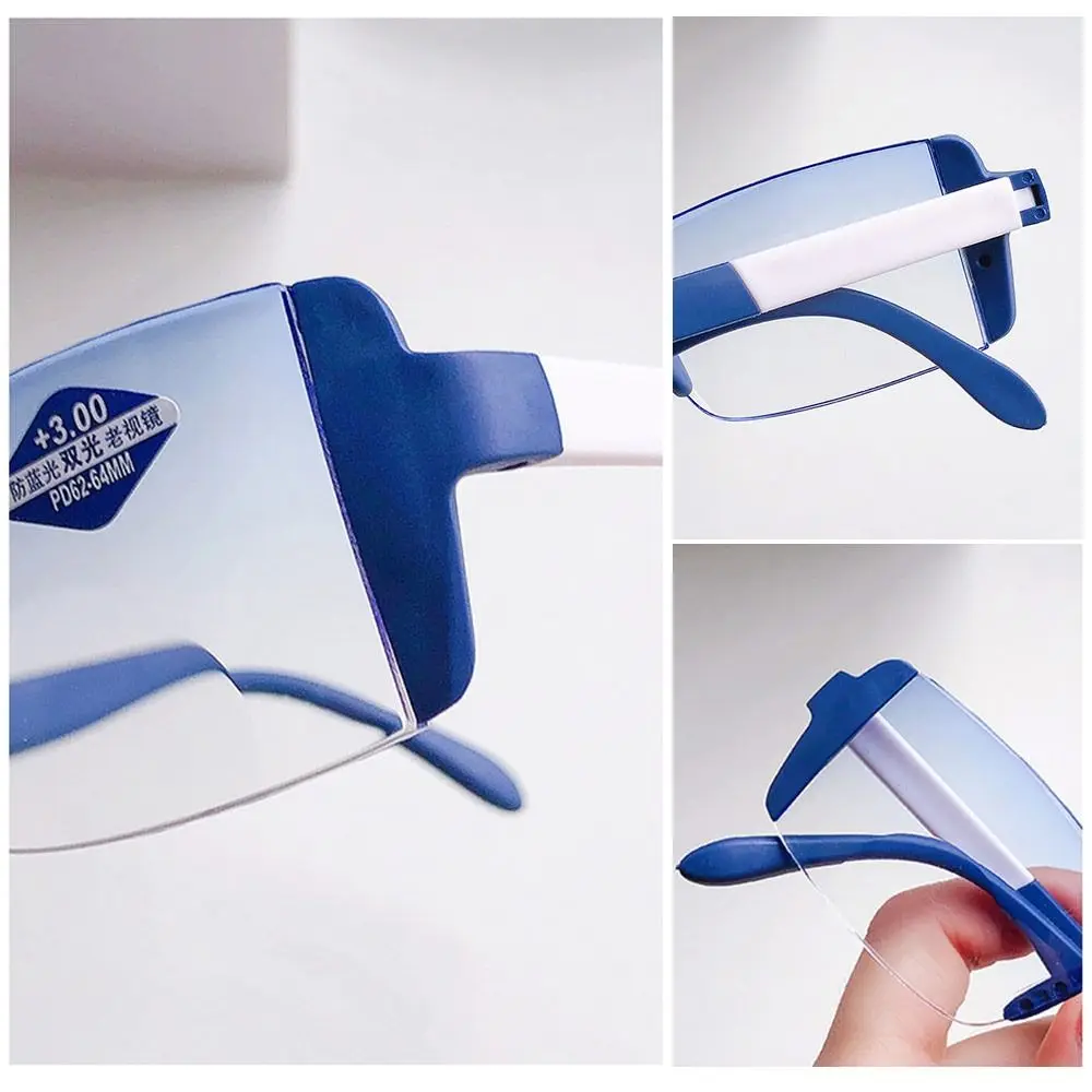 الراتنج عدسة طول النظر الشيخوخي النظارات مكافحة الضوء الأزرق مكافحة وهج نظارات للقراءة عالية الوضوح + 1.0 ~ + 4.0 نظارات الكمبيوتر #3