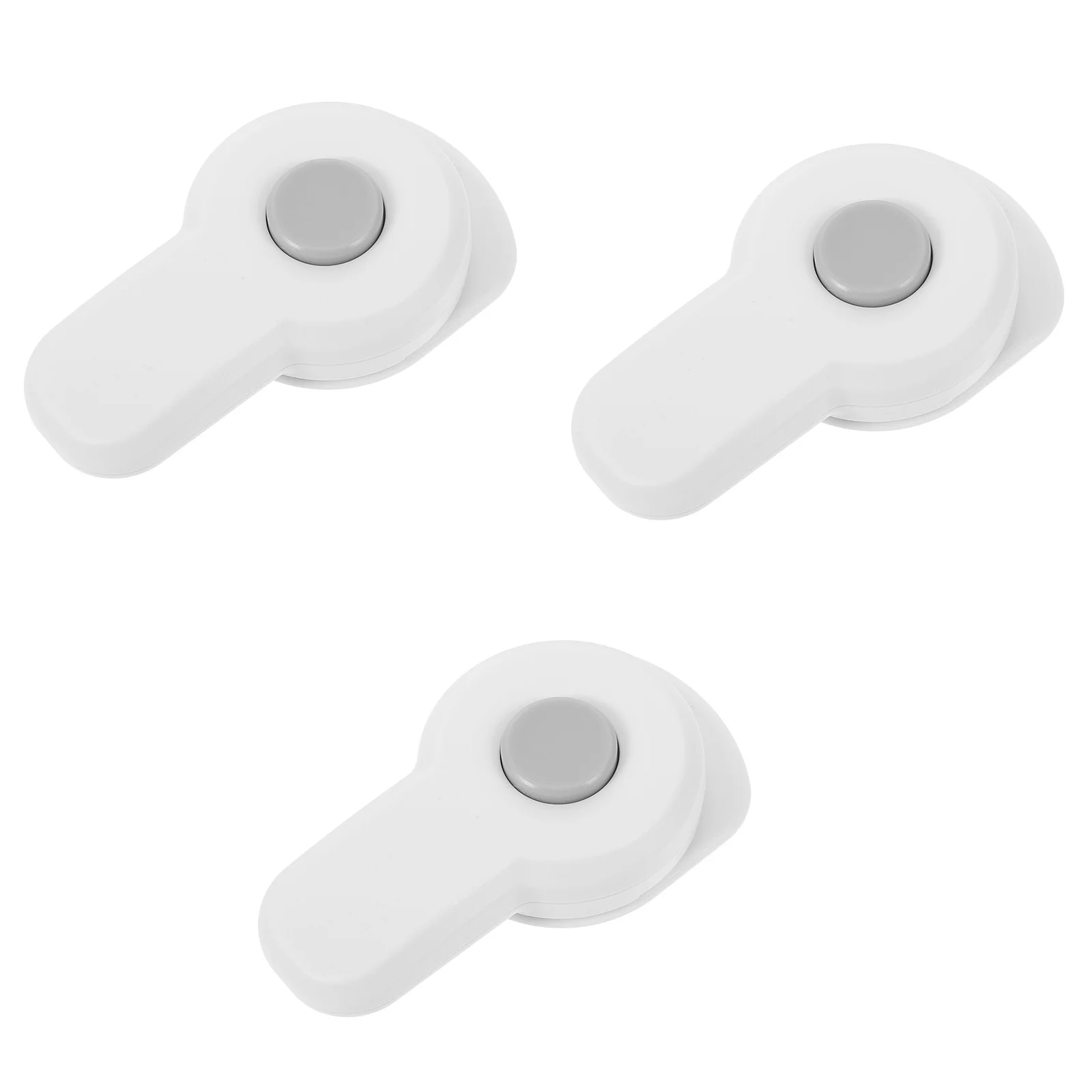 3pcs Child Safety Cabinet Locks Plastic Drawer Cupboard Latches For Kitchen Pantry Fridge Furniture Cabinet Locks