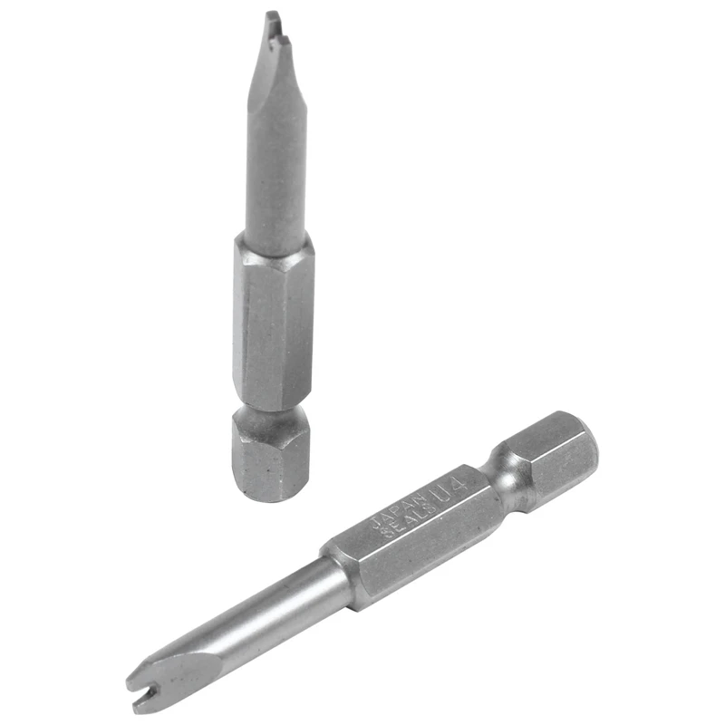 不正開封防止セキュリティビットセット、ドライバードリル、スクリュードライバービット、六角シャンク、磁気U字型、1/4 "ドライバービット、5個