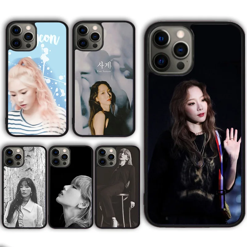 Snsd Girls\' Generation Taeyeon Phone Case Cover for iPhone 16 15 SE2020 13 14 11 12 Mini Pro Max 6 7 8 Plus coque fundas