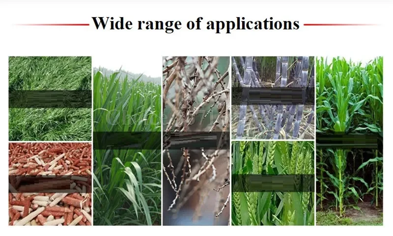 Wielofunkcyjna kruszarka do karmy dla krów, owiec i zwierząt, maszyna do siekania trawy i słomy