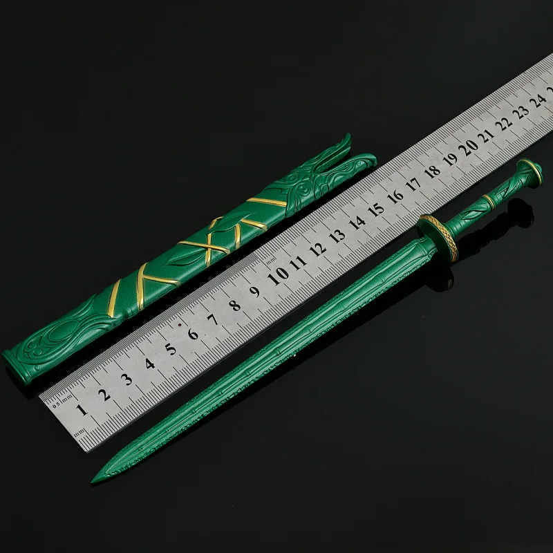 Man Cultivates Anime Game Peripheral Weapons Model "Qingzhu Fengyun Sword" 22cm High-End Decorative Item Birthday Gift Cos Props