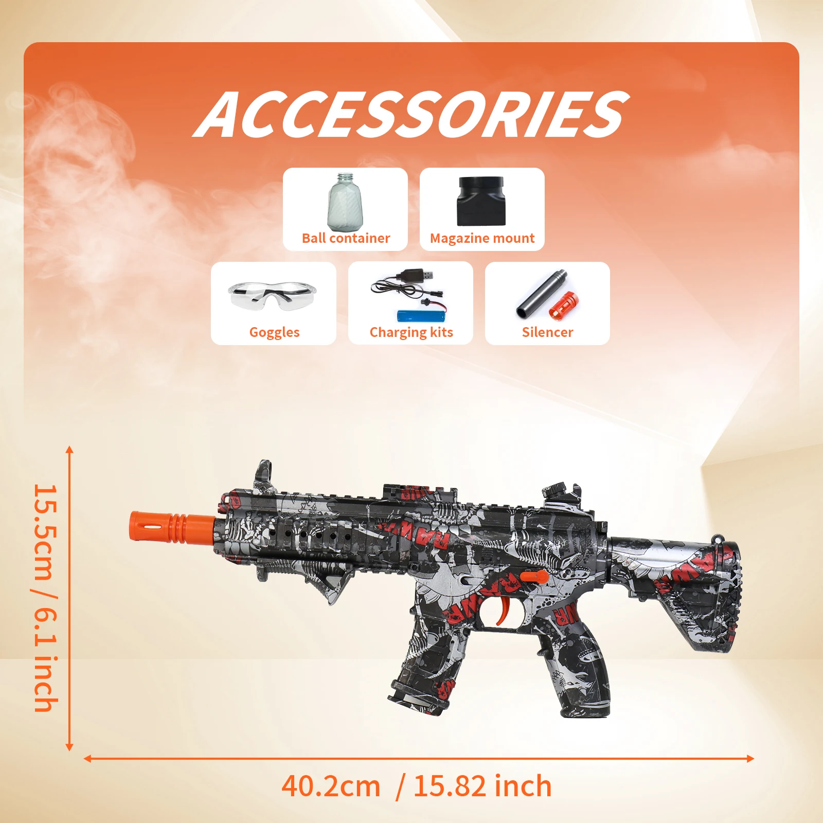 充電式電動ブラスターm416,チームバトル用自動屋外玩具銃,理想的なギフト,弾丸は含まれていません