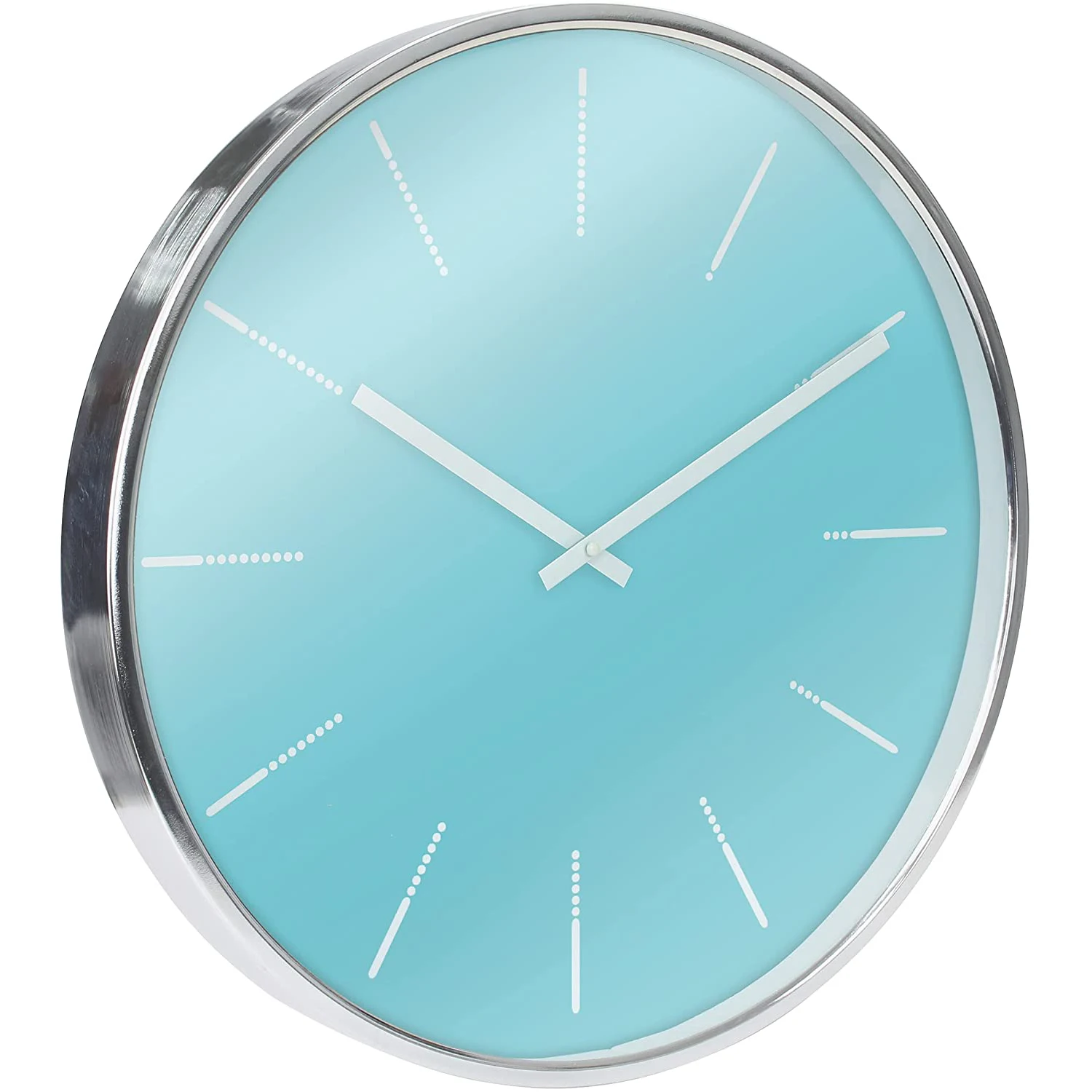 &c 51cm Factory Low Price Modern Fancy Blue Round Wall Clocks Creative Home Decorative Wall Hanging Clock Dropshipping
