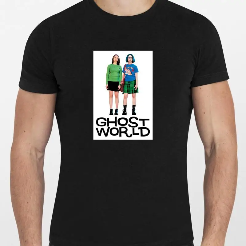 

Футболка с постером фильма «Призрачный мир 2001, мужская или женская, НОВАЯ