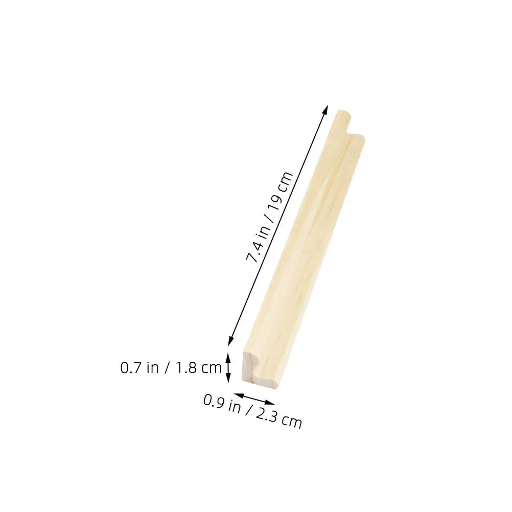 8 قطع من حوامل العرض الخشبية لألعاب الدومينو، صينية مصممة بشكل جيد تحمل قطع الدومينو بأمان، تصميم بسيط، استخدام طويل الأمد