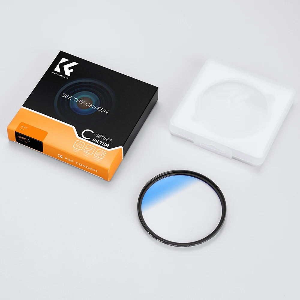 K&F Concept MC UV Filter Ultra Slim Optics with Multi Coated Protection 37mm 49mm 52mm 58mm 62mm 67mm 77mm 82mm For Camera Lens