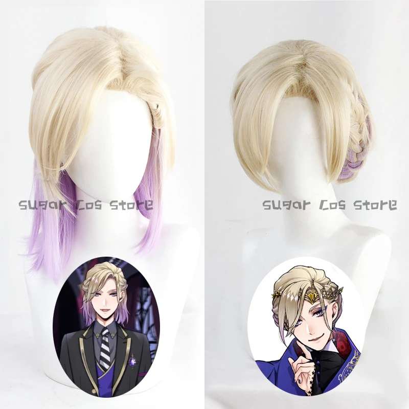 

Anime Twisted Wonderland Vil Schoenheit Cosplay Wig Heat Resistant Synthetic Hair Halloween Christmas Carnival Party Props