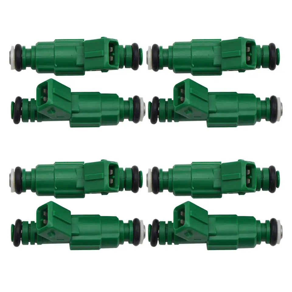 8x 42lb Fuel Injectors for BMW 530i x5 Dodge Ford GM TBI LT1 LS1 LS6 v8 440cc EV1 0280155968 0280150558 9202100 M-9593-F302