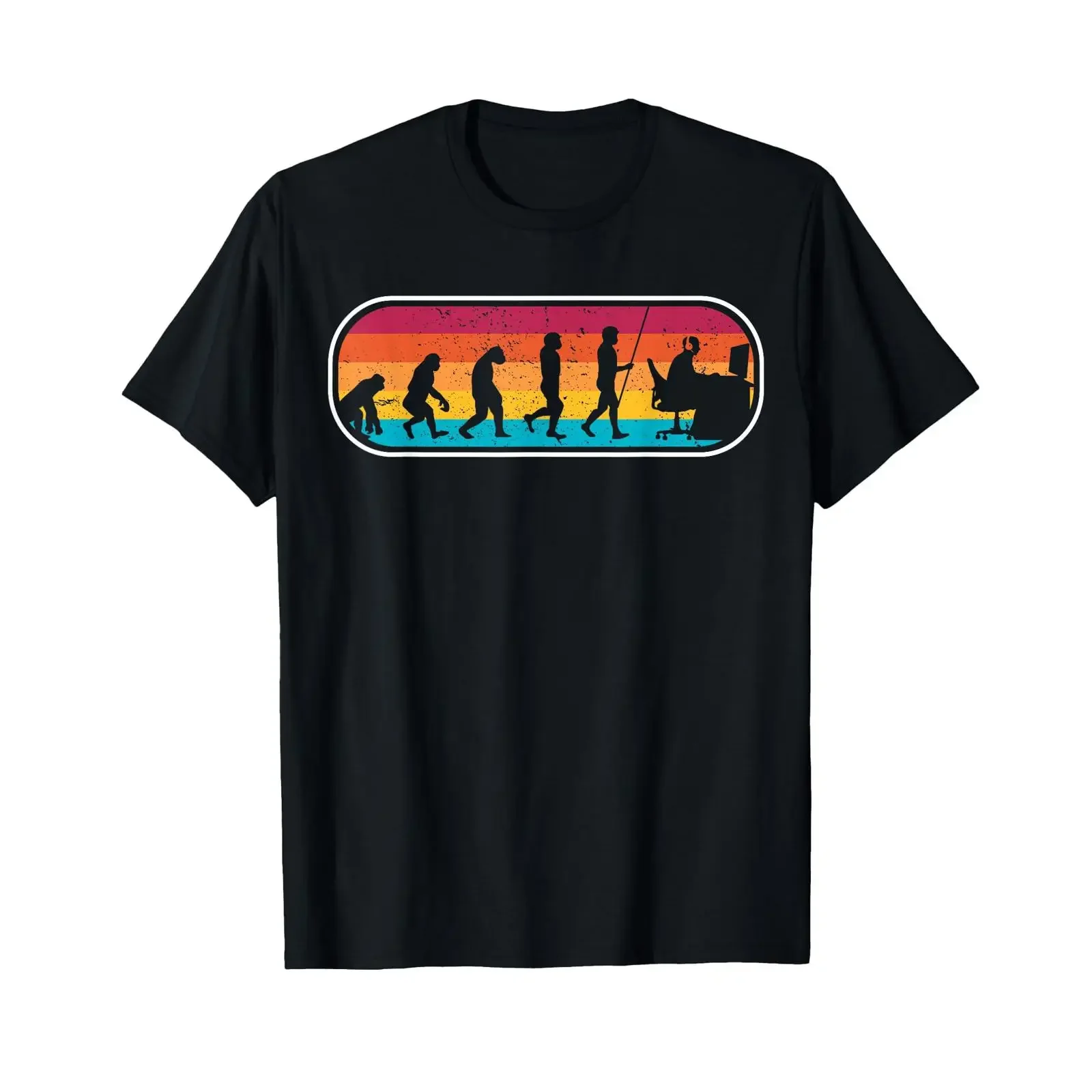 T-shirt vintage délavé pour gamer, geek, nerd, PC, jeux vidéo – Style polyvalent et décontracté pour le quotidien