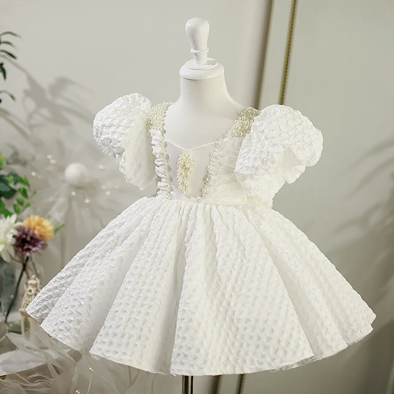 Toddler Baby Baptism Dresses 1 Year Birthday Dress For Baby Girl Clothing Princess Party Dress Christening Tutu Gown Vestido