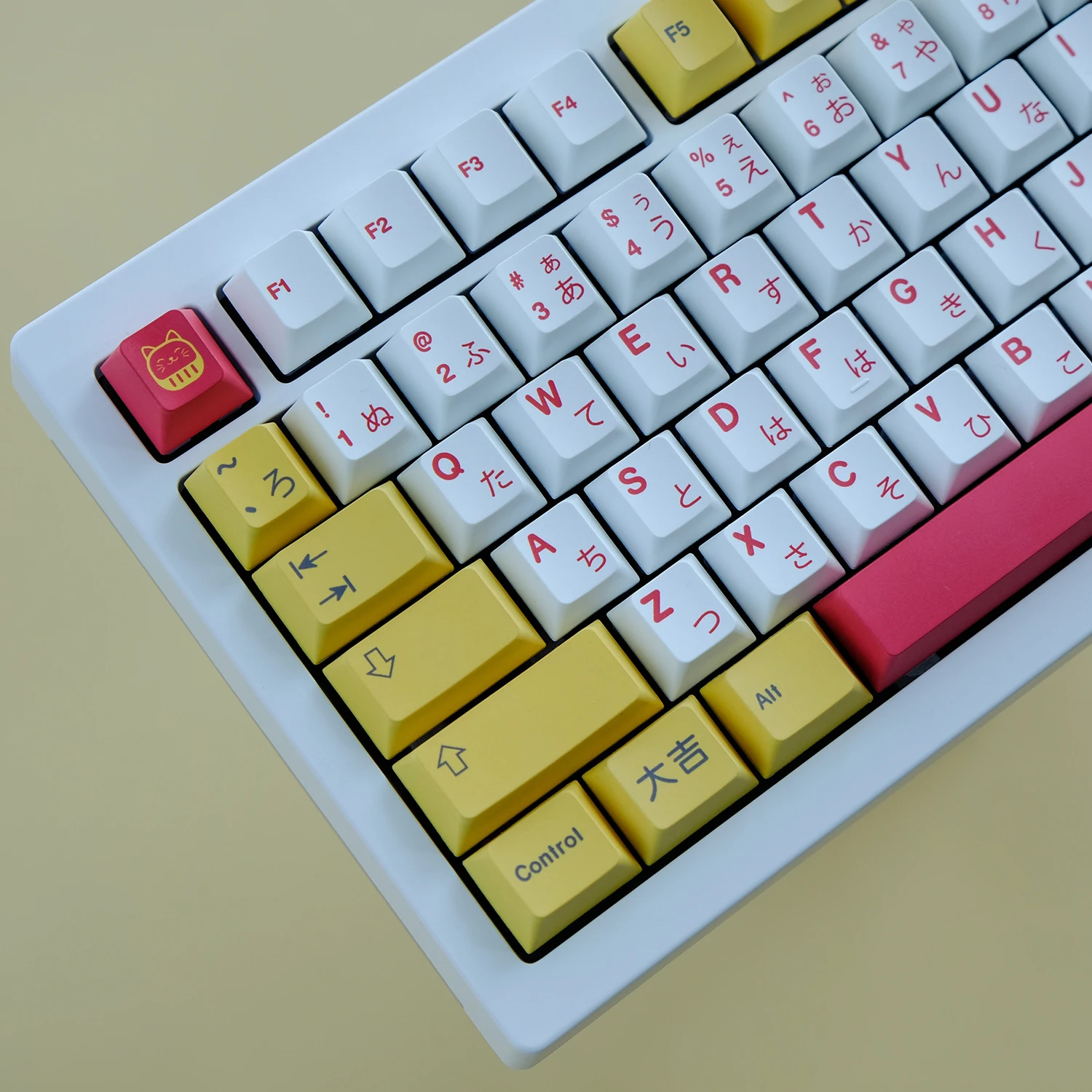 135 Keys GMK Lucky Cat Keycaps Cherry Profile PBT Dye Sublimation Mechanical Keyboard Keycap For MX Switch With 1.75U Shift