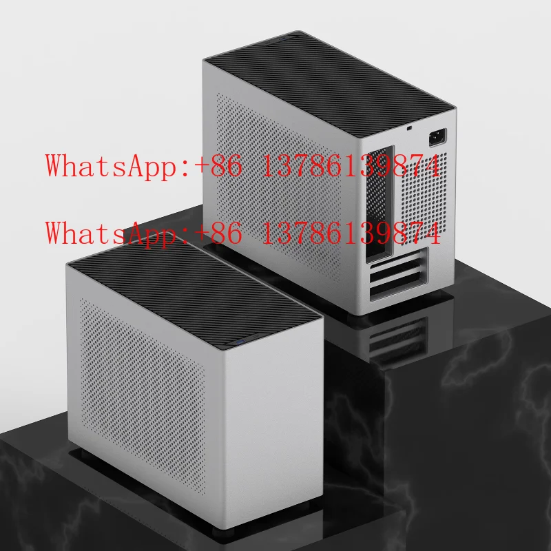 Z13 Compact Water Cooled ITX Case - Aluminum Alloy Integrated Molding Mini Computer Chassis