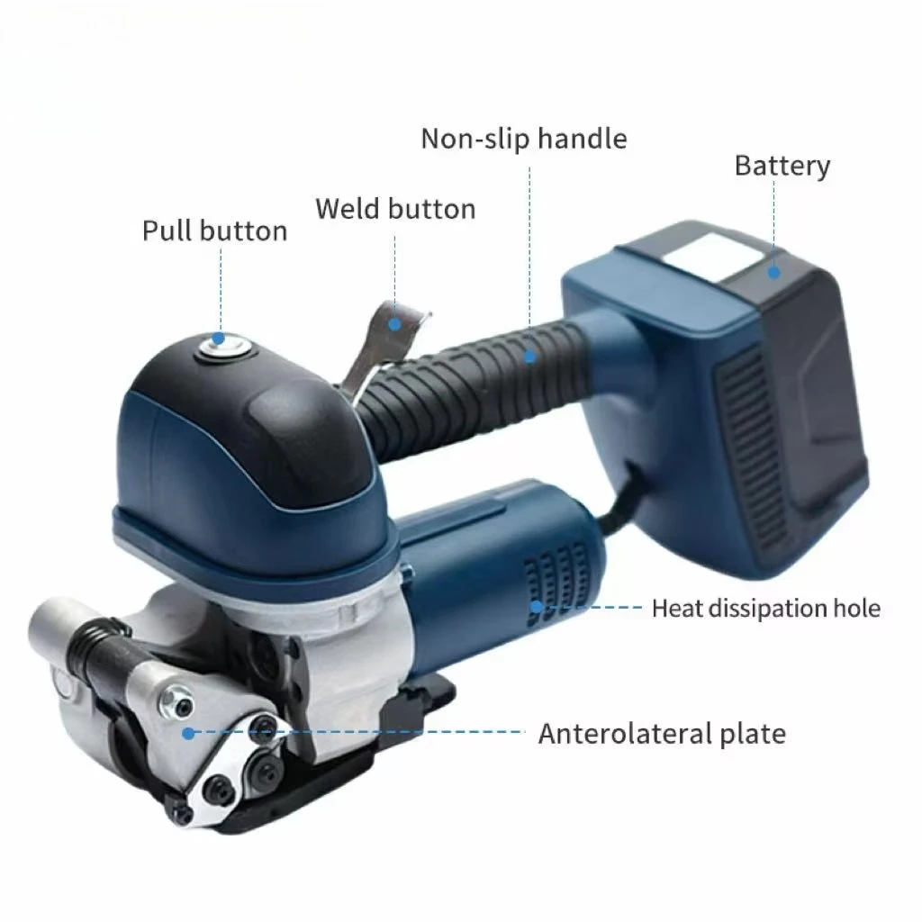 Bundling tool, handheld  powered packaging machine DD19A is suitable for PET packaging tape ZOEY
