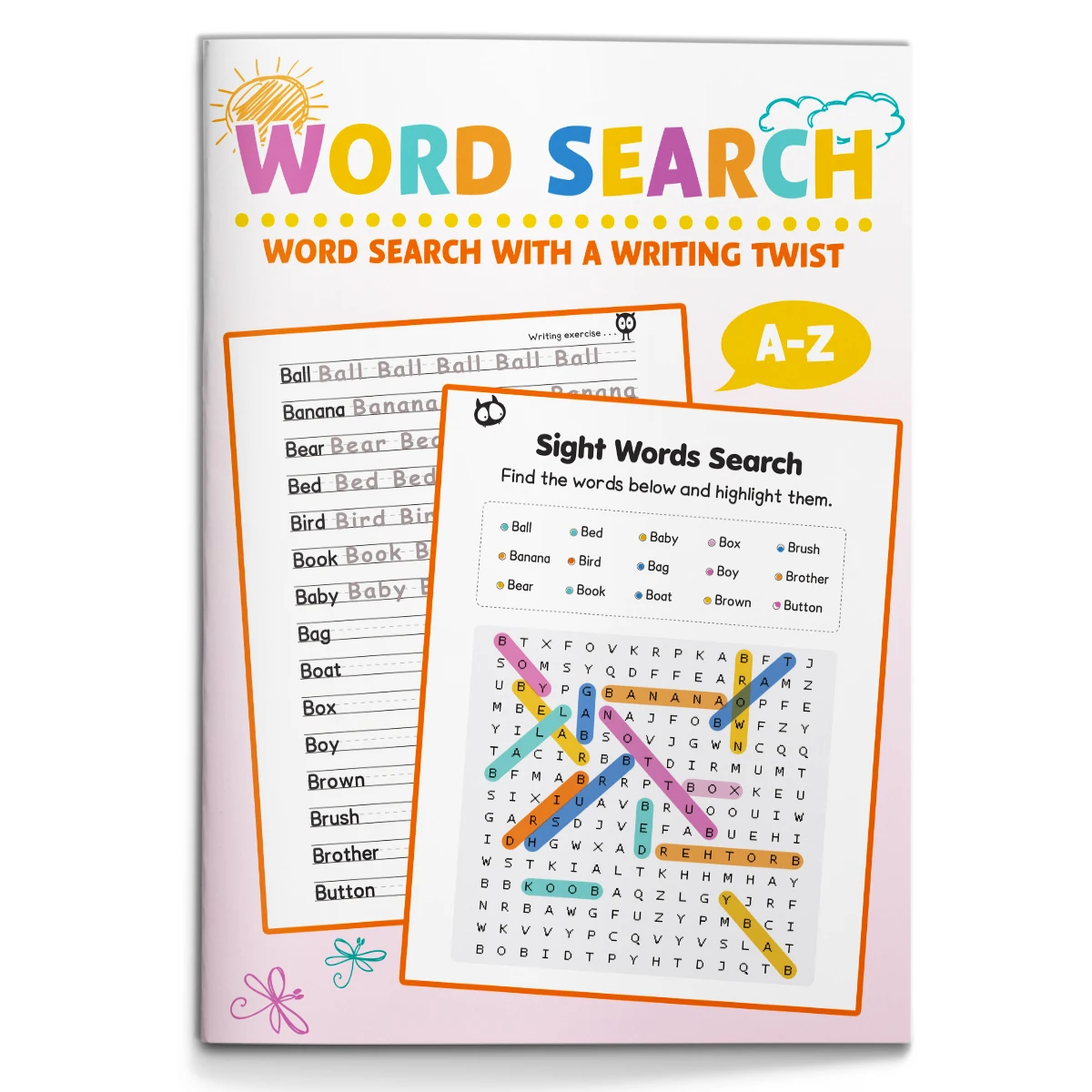 

Управление ручкой и поиск слов для детей | Веселая тренировка письма с отслеживанием, контролем букв и правописанием