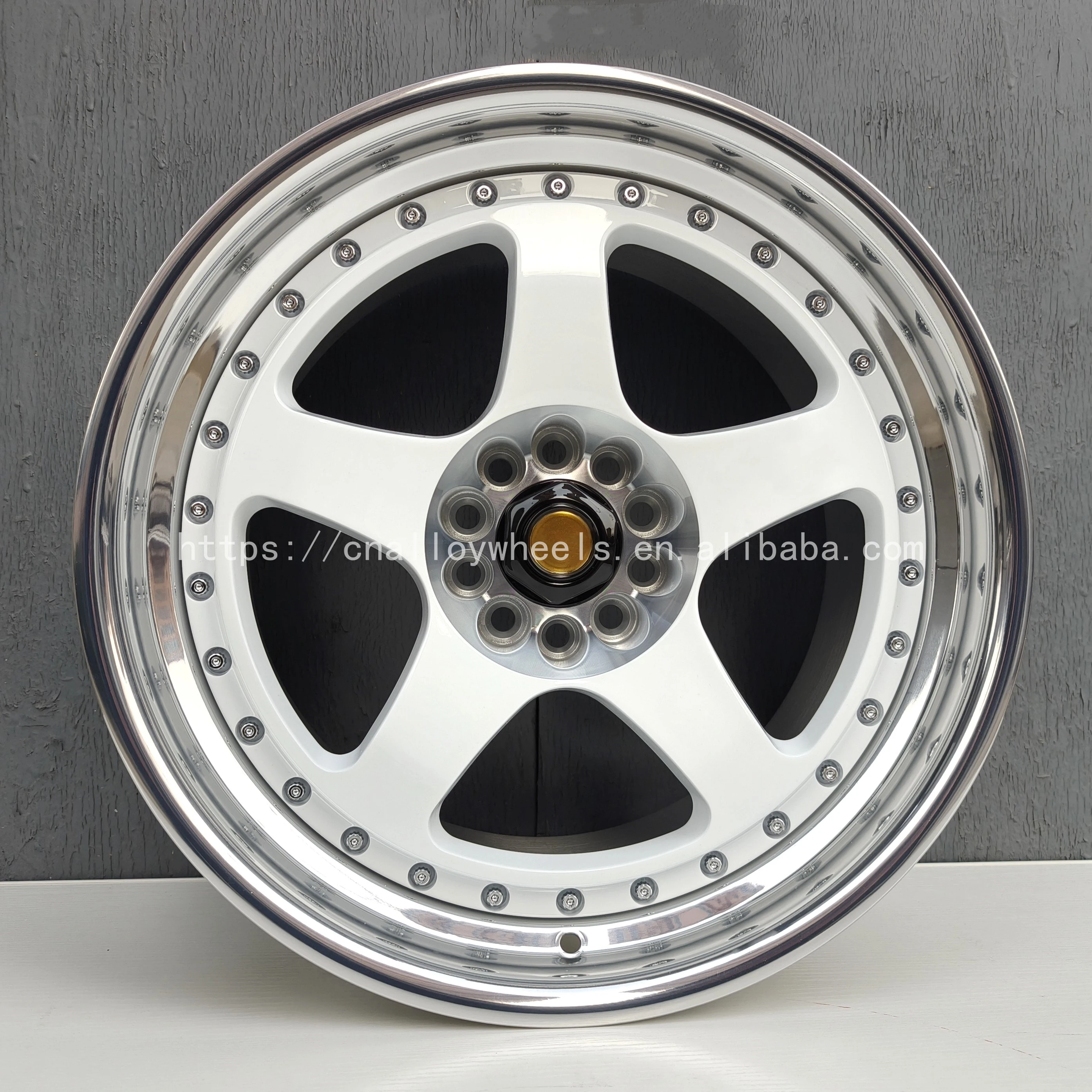 Rodas estilo Lmgt1 personalizadas 5X114.3 18x9.5J 18x10.5J 19x10.5J ET15 Jantes forjadas de 2 peças para Nissan Skyline GTR R32 R33 R34 370z