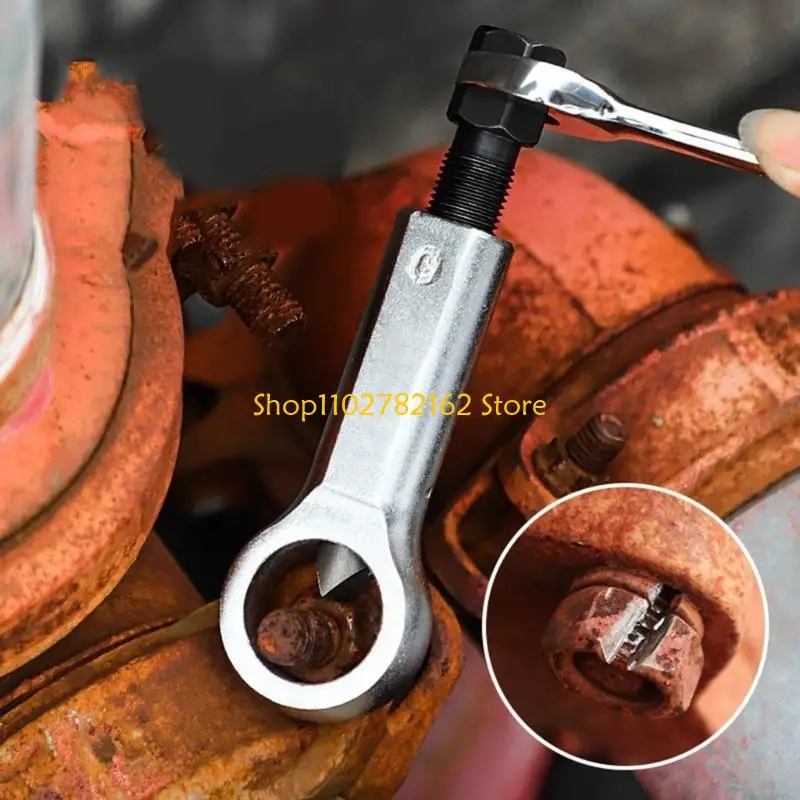 547B Rusty Nut Separator for Removing Broken and Damaged Nut Extractor Tool Nut Screw Splitter Rusted Nut Cracker Breaker