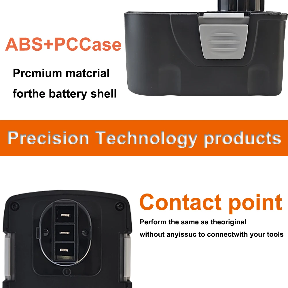 

14.4V H18 INT18 DA-18ER WU-18ER SD-18ER H14 EB14 TNT14 H12 EB12 TNT12 Electric Tool NI-CD Battery 14.4V 6800mah for Interskol