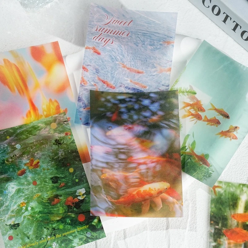 15Pcs Vibe Tracing Paper Sheets, Scenery Layering Base Papers for Scrapbook Journal, DIY Collage Craft Decorative Supplies