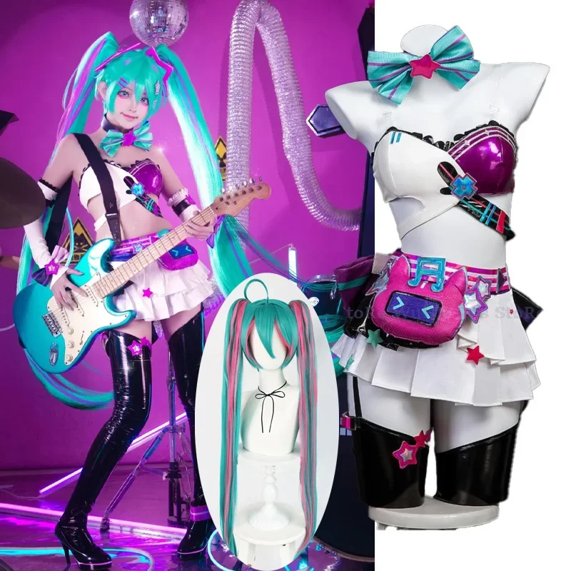 

CosplayProject Sekai Colorful Stage Bunny Girl Costume Original Design Mikuuo Cosplay Wig Women Sexy Cosplay Muse Dash Music Jum
