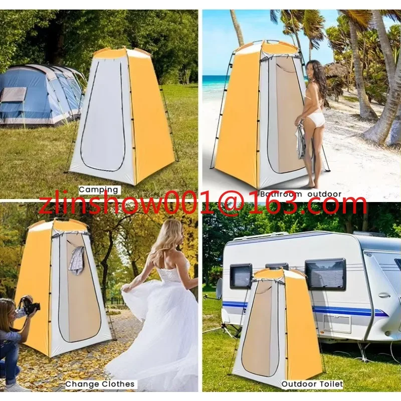 

Модернизированная рама для душа, палатка для кемпинга, уличное укрытие с крючком и сумкой для хранения, мобильная палатка для купания в туалете для рыбалки и пляжа