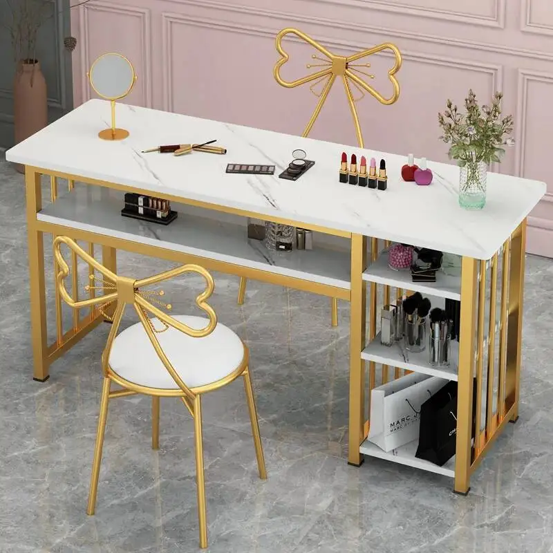 

Salon Professional Aesthetic Manicure Prosthetic Table Beauty Nail Table Dressing Living Room Nageltisch Beauty Furniture LJ50MT