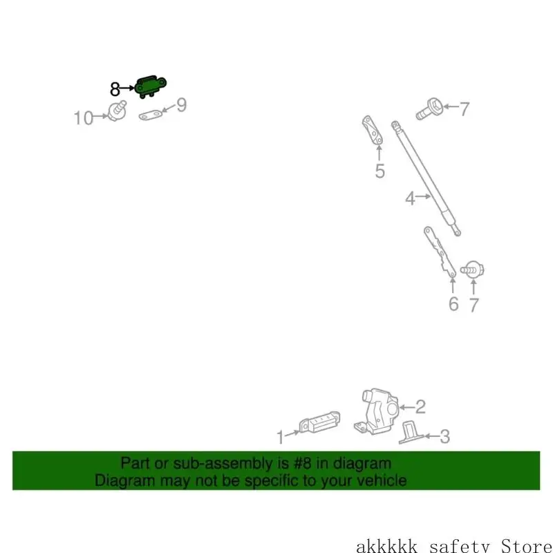مفصل الباب الخلفي للمركبة XXFF المضاد للصدأ يعزز سعة الوزن 68810-0R010 688100R010