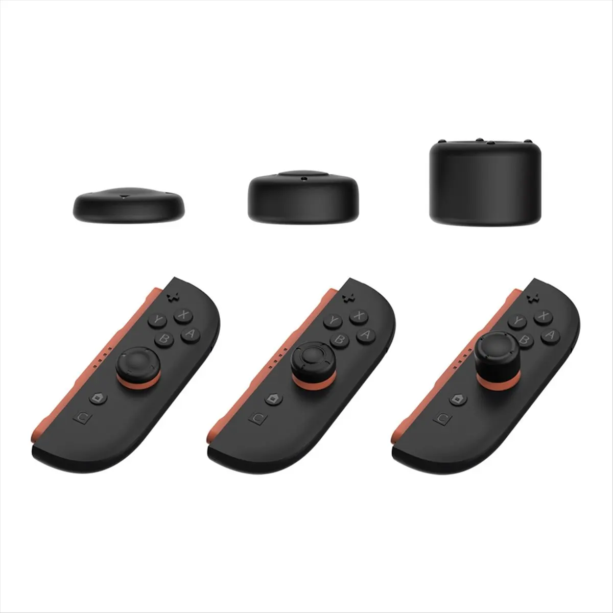 Top Sale Thumb Grips Caps Set for 2 Joystick Cap Cover Three Model Designs Enhanced Gaming Experience