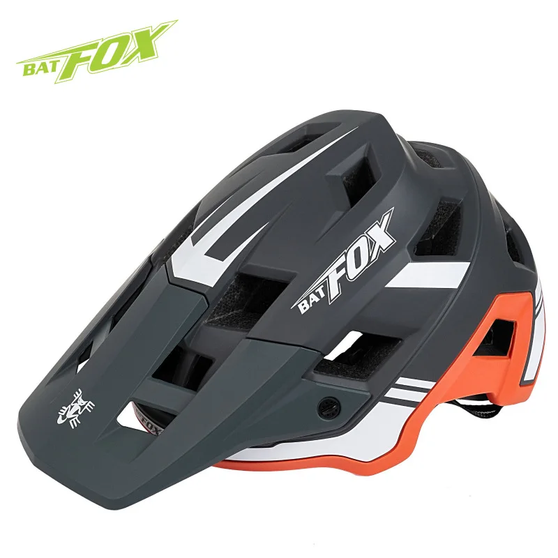 BATFOX bicycle helmet for men women Mtb Helmet casco ciclismo Mountain Bike casco Racing Riding Safety Helmet Cycling Cap